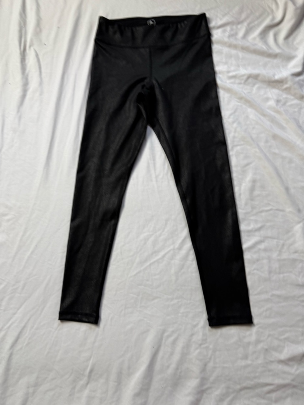 90 Degree By Reflex Black High-Waist Kids Leggings